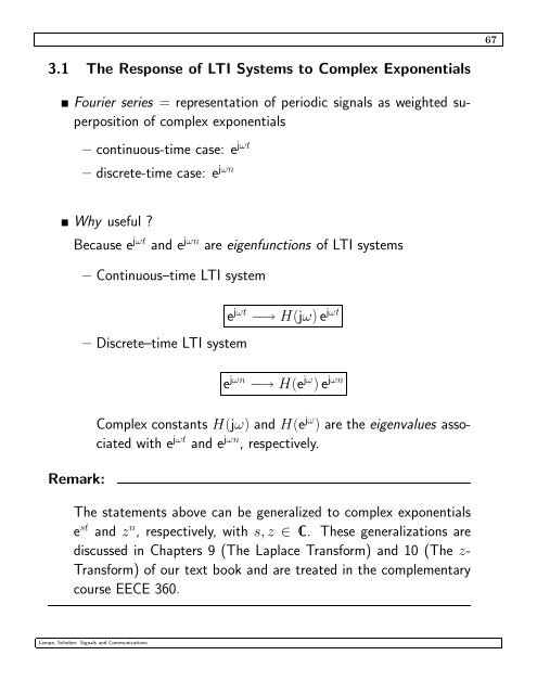 3 Fourier Series Representation of Periodic Signals