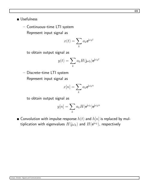 3 Fourier Series Representation of Periodic Signals