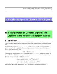 the Discrete Time Fourier Transform (DTFT)