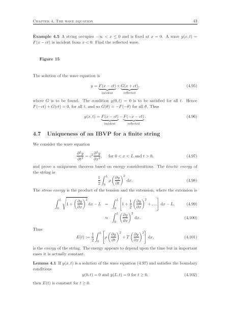 Fourier Series and Partial Differential Equations Lecture Notes