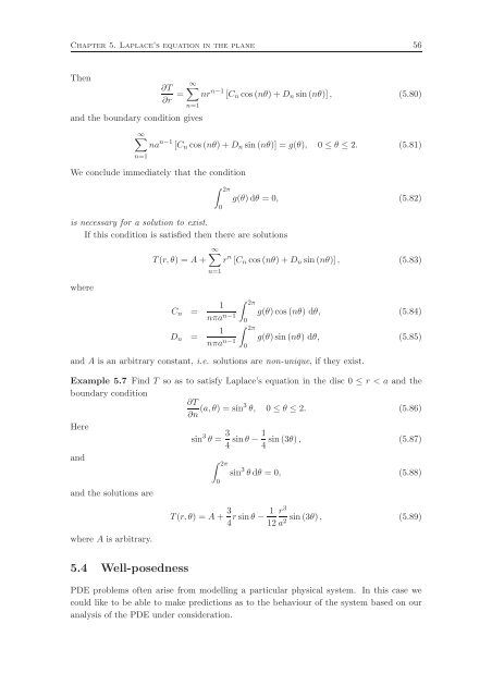 Fourier Series and Partial Differential Equations Lecture Notes