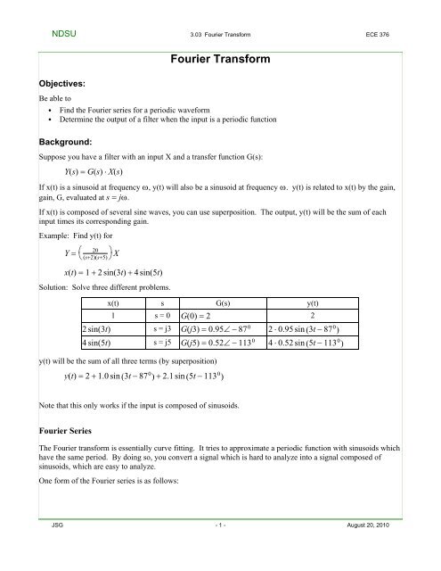 Fourier Series