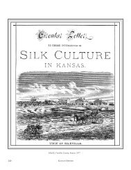 The Ill-Fated Kansas Silk Industry. - Kansas Historical Society