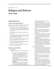 Chapter 11: Religion and Reform - Bedford/St. Martin's