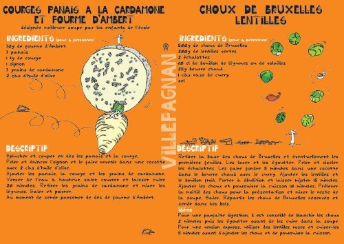 livret recette - Les Jardins d'Isis