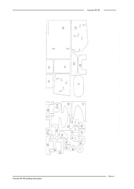 Building instructions Fournier RF-4D - Aero-naut