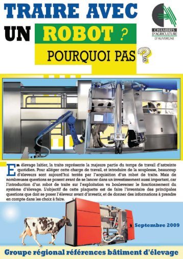 Robot traite regional pdf - Chambre d'Agriculture de la Haute-loire