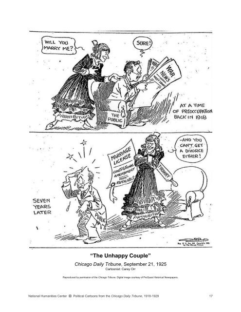 Chicago Tribune Political Cartoons, 1918-1929 - America in Class