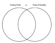 Fourteen Points vs. Treaty of Versailles - Scholar