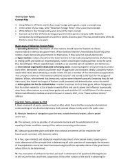 The Fourteen Points Concept Map 1. Using Wilson's 14 Points and ...