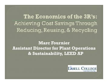 Mark Fournier, Lasell College - Massachusetts Green Career ...