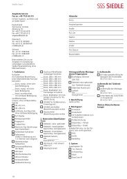 Siedle Steel Angebots-Service Fax an: +49 7723 63-313 Absender ...