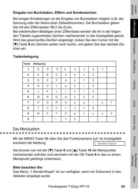 Die Fax- und Telefonkombination T-Easy FP110. Einfach ... - Telekom