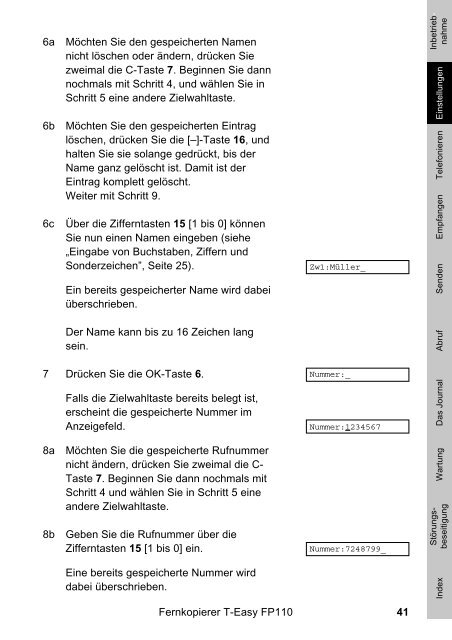 Die Fax- und Telefonkombination T-Easy FP110. Einfach ... - Telekom