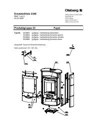 Ersatzteilliste 2340 Produktgruppe 23 Fayal - Olsberg