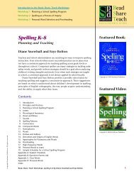 Spelling K–8 by Diane Snowball and Faye - Stenhouse Publishers