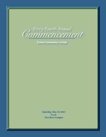 Commencement - Craven Community College