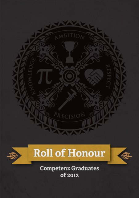 Click here to download Roll of Honour 2013 - Competenz