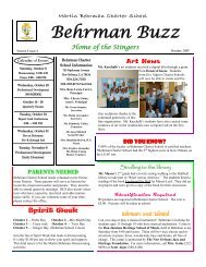 Buzz_October2007 - Martin Behrman Charter School Academy of ...