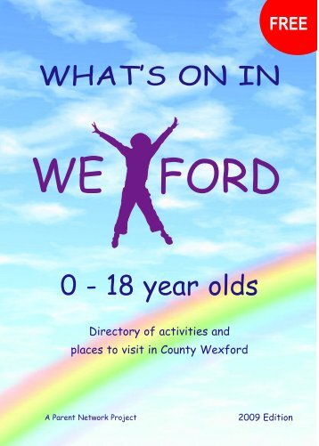 WHAT'S ON IN WE FORD - Wexford County Childcare Committee