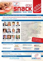 snackexpo - The Conference Group GmbH