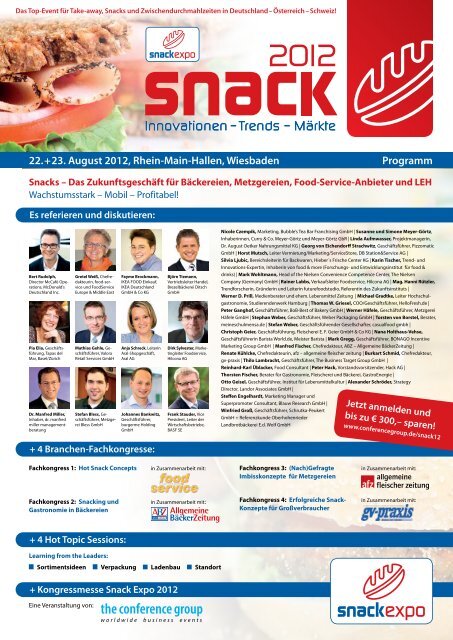 snackexpo - The Conference Group GmbH