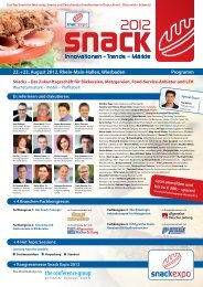 snackexpo - The Conference Group GmbH