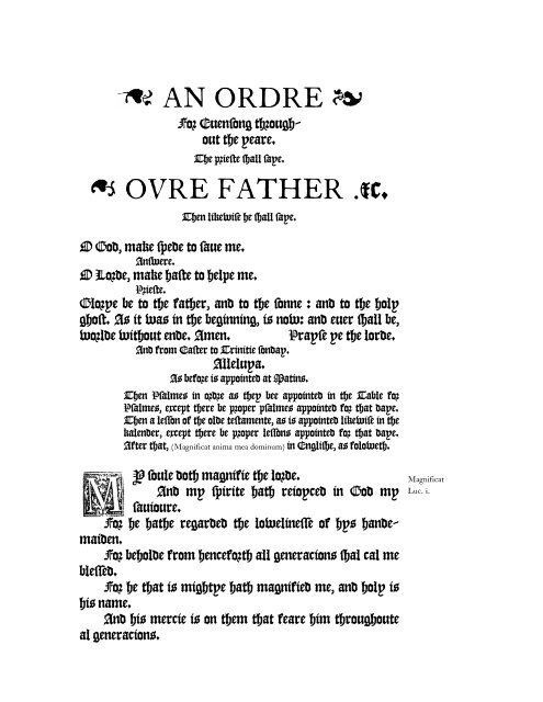 The 1549 Book of Common Prayer, The source text for these PDF ...