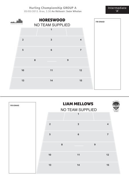 Hurling May weekend v8_Layout 1 03/05/2012 14:05 ... - Wexford GAA