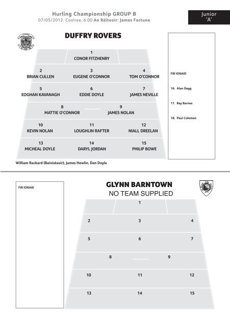 Hurling May weekend v8_Layout 1 03/05/2012 14:05 ... - Wexford GAA