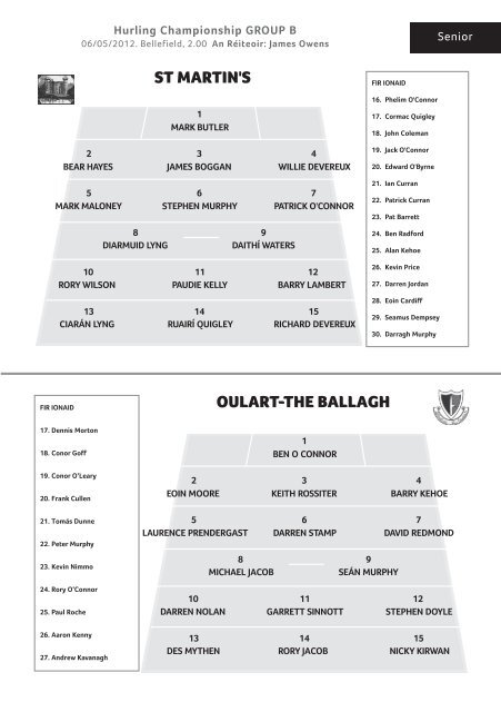 Hurling May weekend v8_Layout 1 03/05/2012 14:05 ... - Wexford GAA