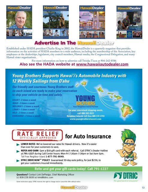 Congratulations to Marc Cutter - Hawaii Automobile Dealers ...