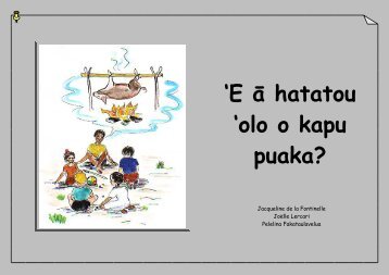 'E ā hatatou 'olo o kapu puaka?