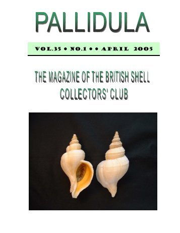 April, 2005 - British Shell Collectors' Club