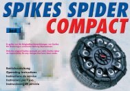 Bedienungsanleitung Compact - Spikes Spider