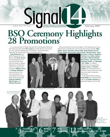 BSO Ceremony Highlights 28 Promotions - Broward Sheriff's Office