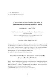 A Faunistic Study And Some Ecological Observations On ...