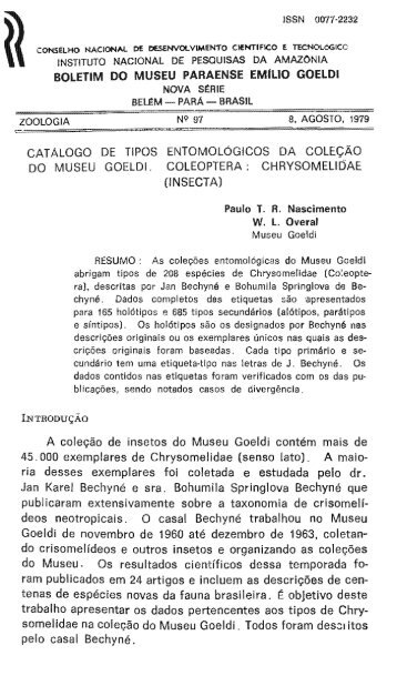 B MPEG Zoo n97 1979 NASCIMENTO.pdf - Museu Paraense Emílio ...