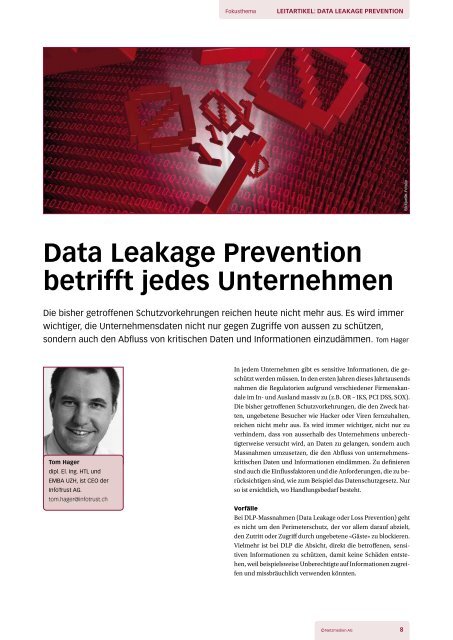 Data Leakage Prevention betrifft jedes Unternehmen - InfoTrust AG