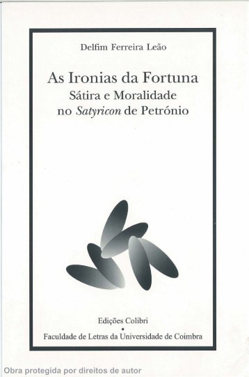 As Ironias da Fortuna - UC Digitalis - Universidade de Coimbra