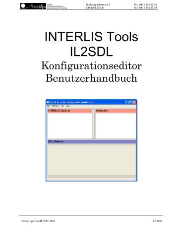 INTERLIS Tools IL2SDL - InfoGrips GmbH