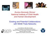 Eunice Kennedy Shriver National Institute of Child Health and ...