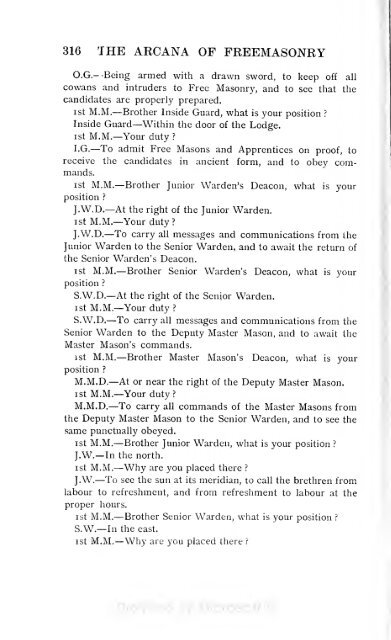 The Arcana of Freemasonry (1915) - The Masonic Trowel