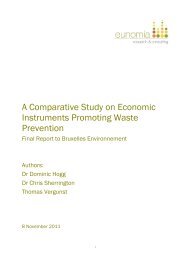 A Comparative Study on Economic Instruments Promoting Waste ...