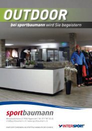 OutdOOr bei sportbaumann - Sport Baumann in Appenzell