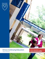 Download - Emory Continuing Education - Emory University