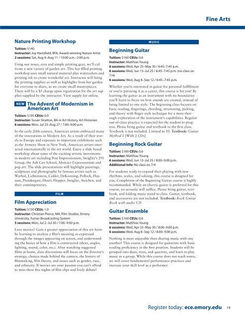 Download - Emory Continuing Education - Emory University