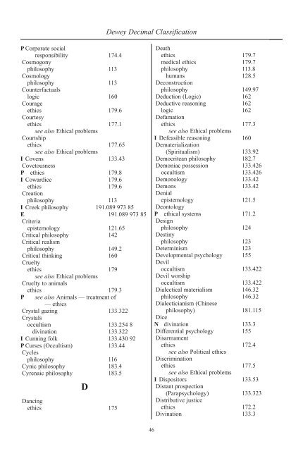 [100 *‡Philosophy, parapsychology and occultism, psychology