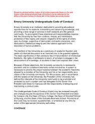 download the emory university undergraduate code of conduct