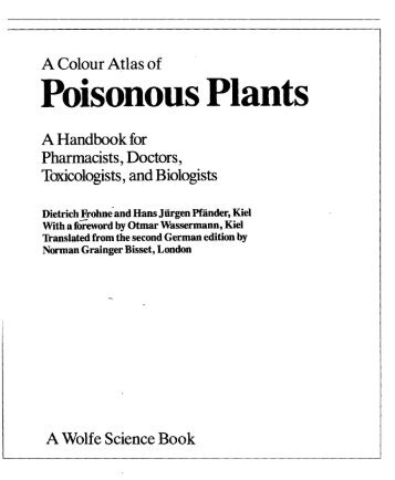 Poisonous Plants - Index of